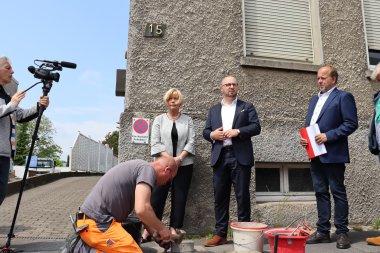 The next stones will be laid on Neubeckumer Straße.