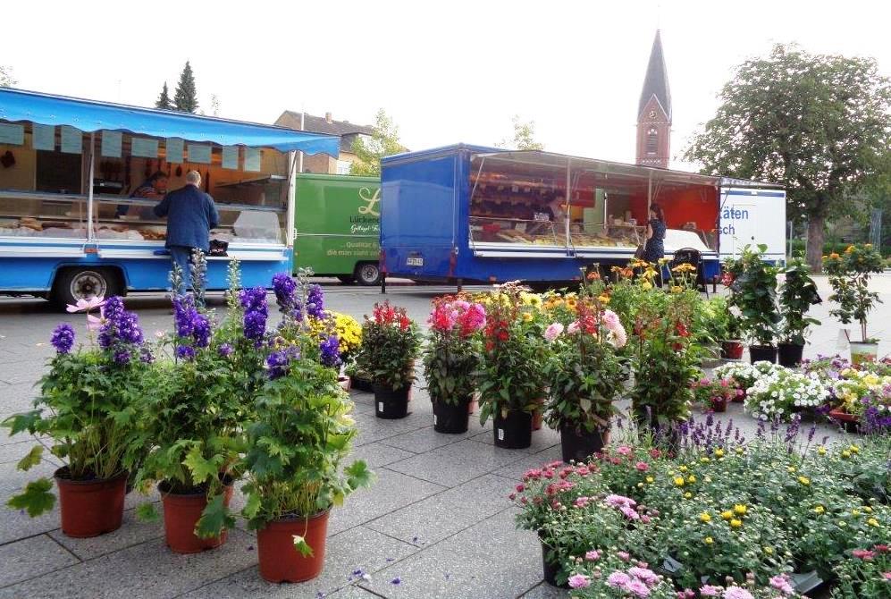 Blumenstand in Neubeckum