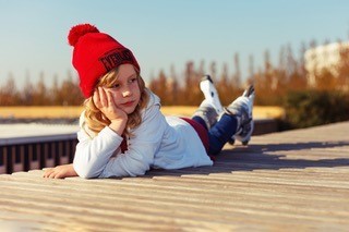 Girl with red cap