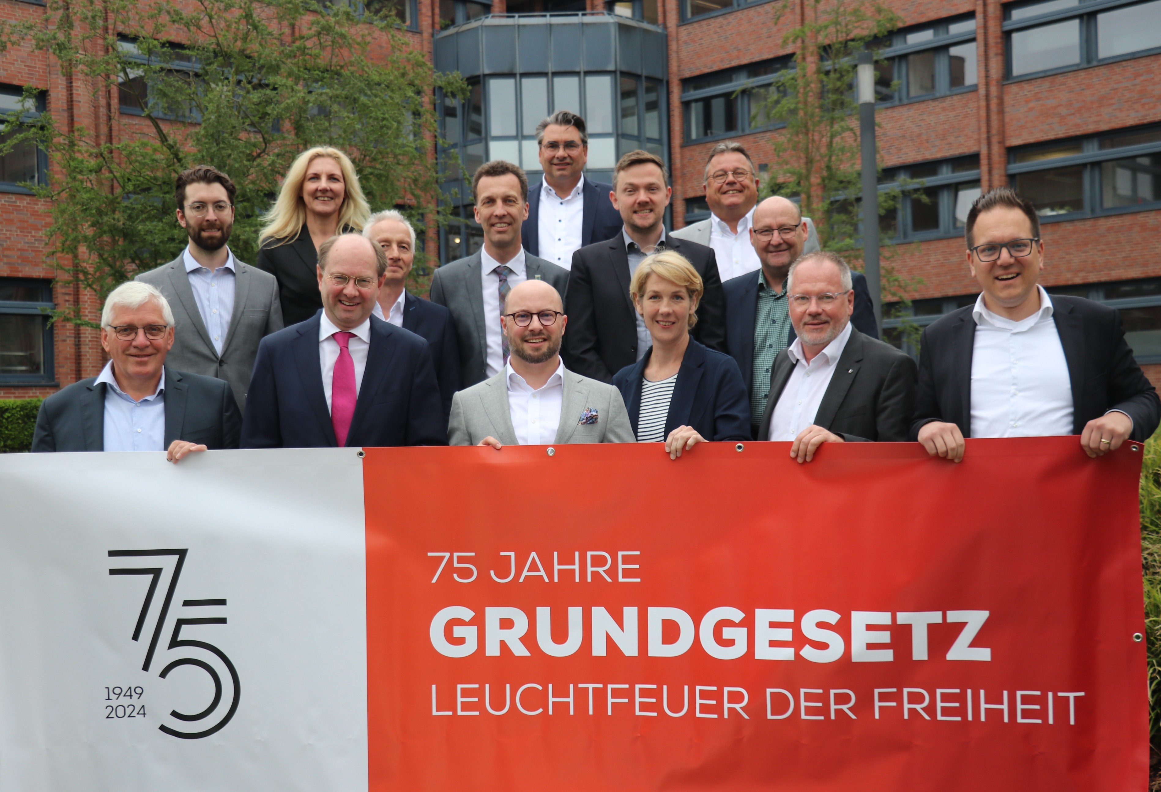 The District Administrator and the Mayors of the District of Warendorf