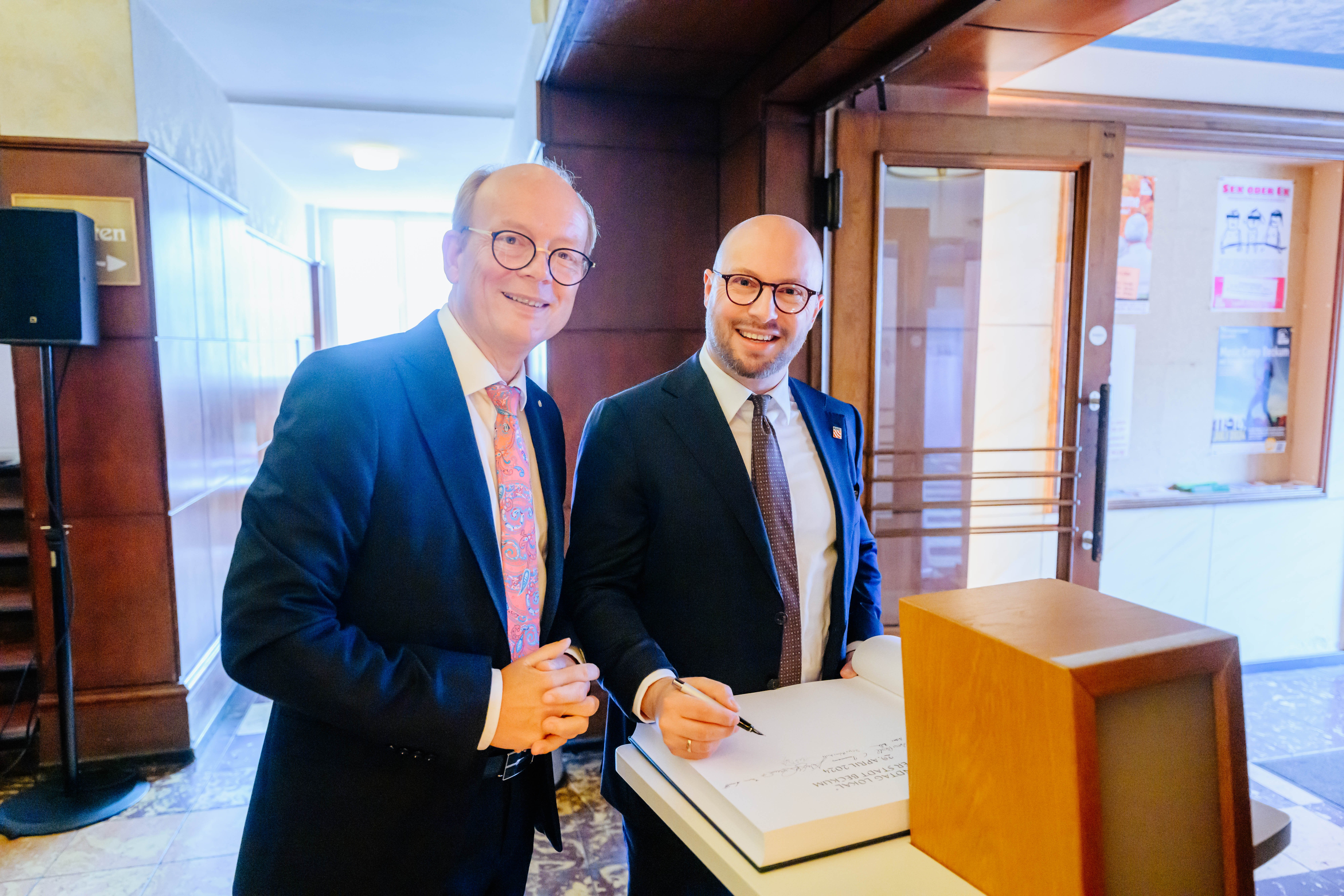 Entry in the Golden Book