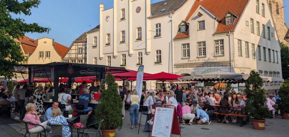 Winzerfest auf dem Beckumer Marktplatz