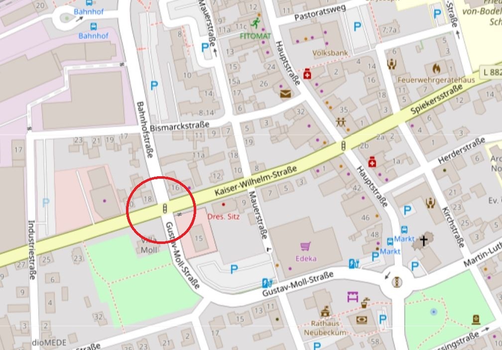 Map section