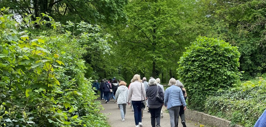 Women go for a walk
