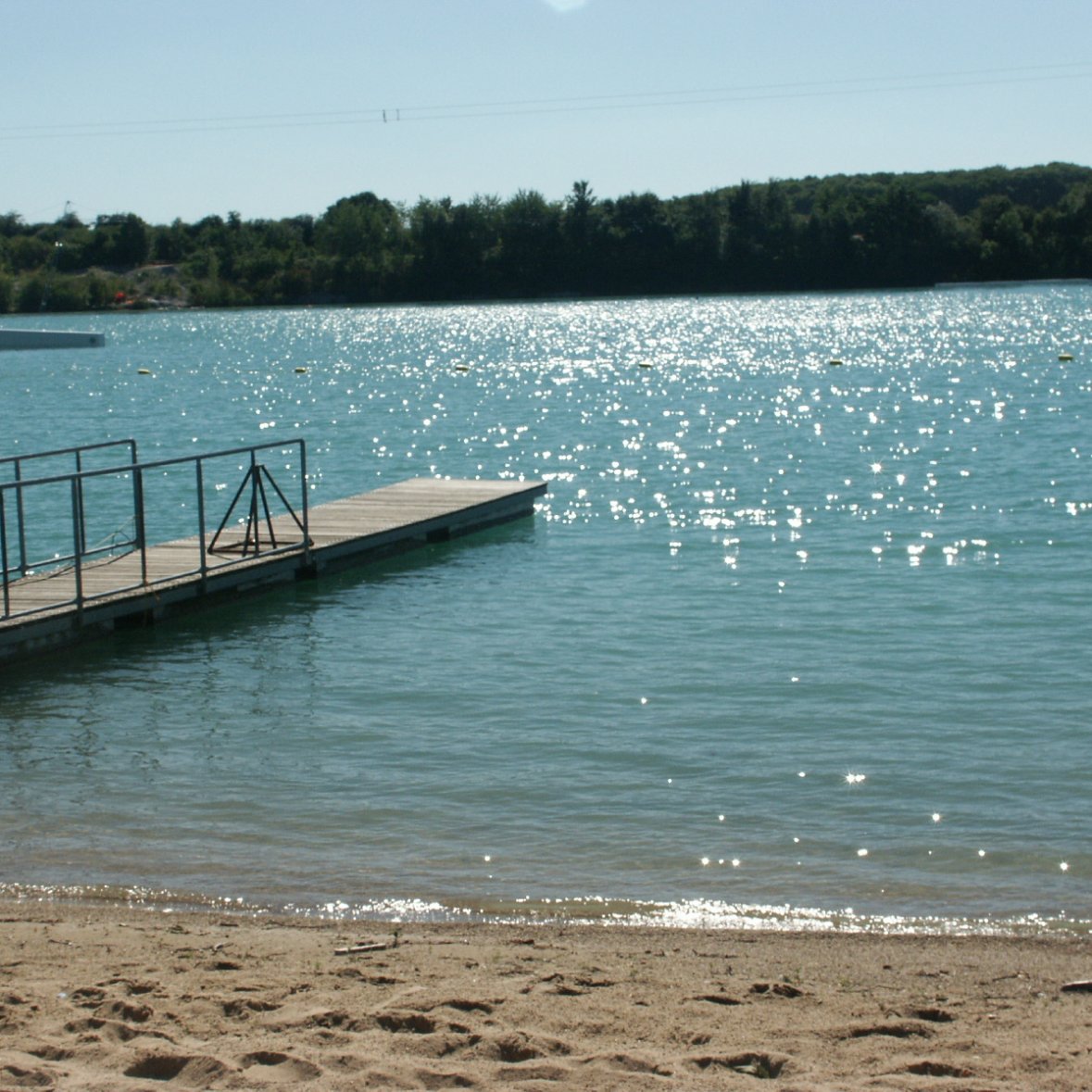 Tuttenbrocksee in the sunlight