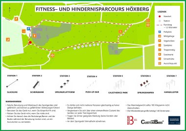 Fitness and obstacle course on the Höxberg