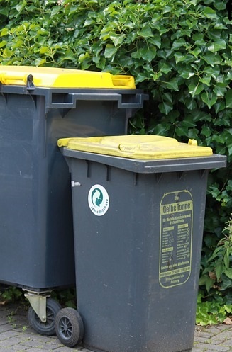 Yellow bin
