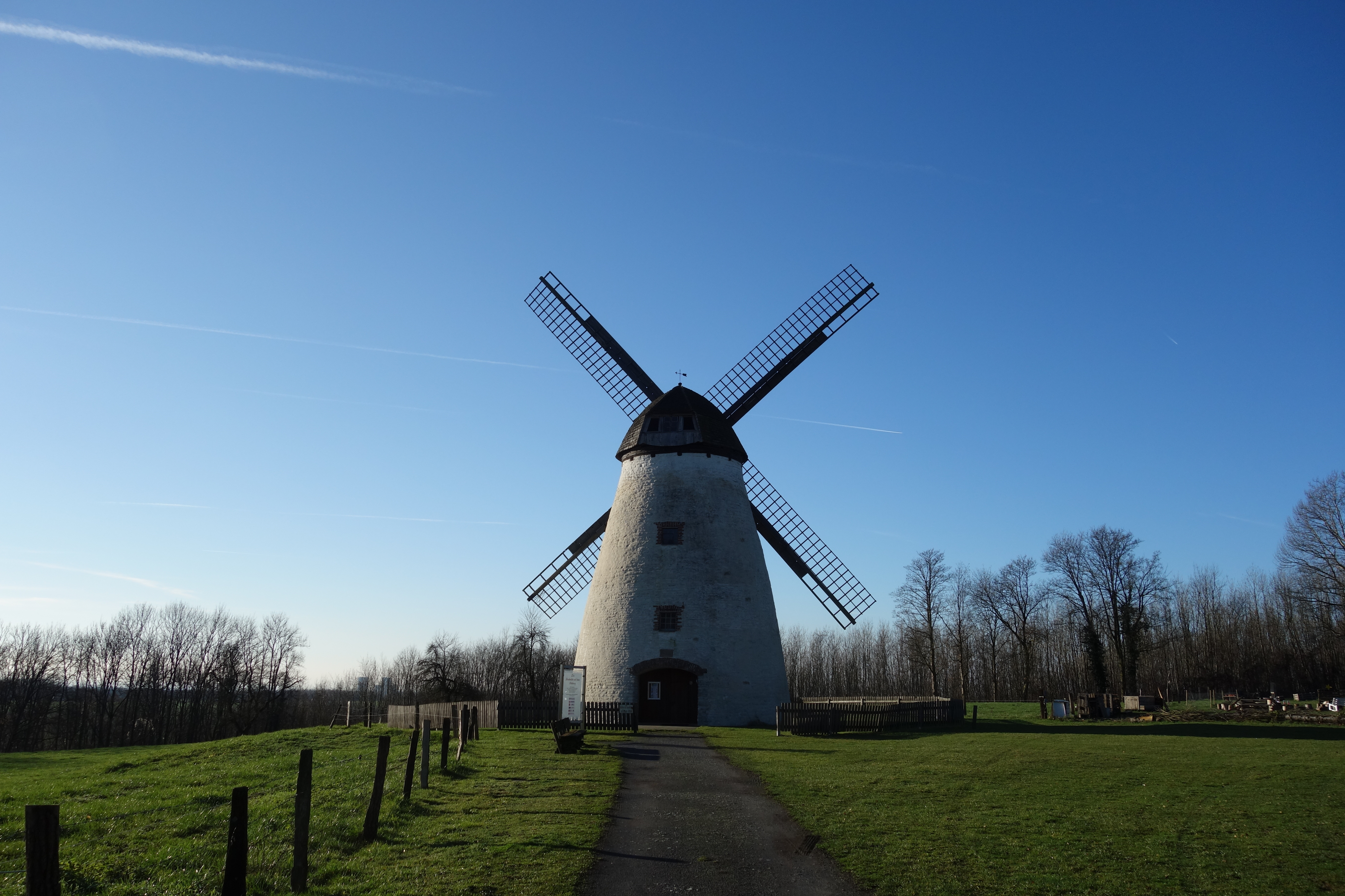 Höxbergmühle in de herfst