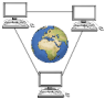 Pictogram Eenvoudige taal Internet