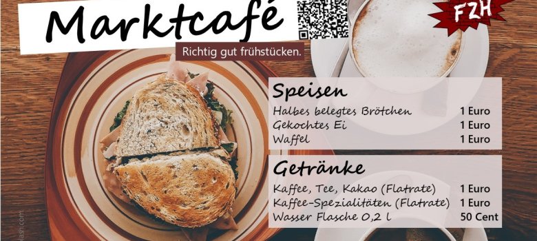 Marktcafé freitags ab 9 Uhr Marktcafé freitags ab 9 Uhr