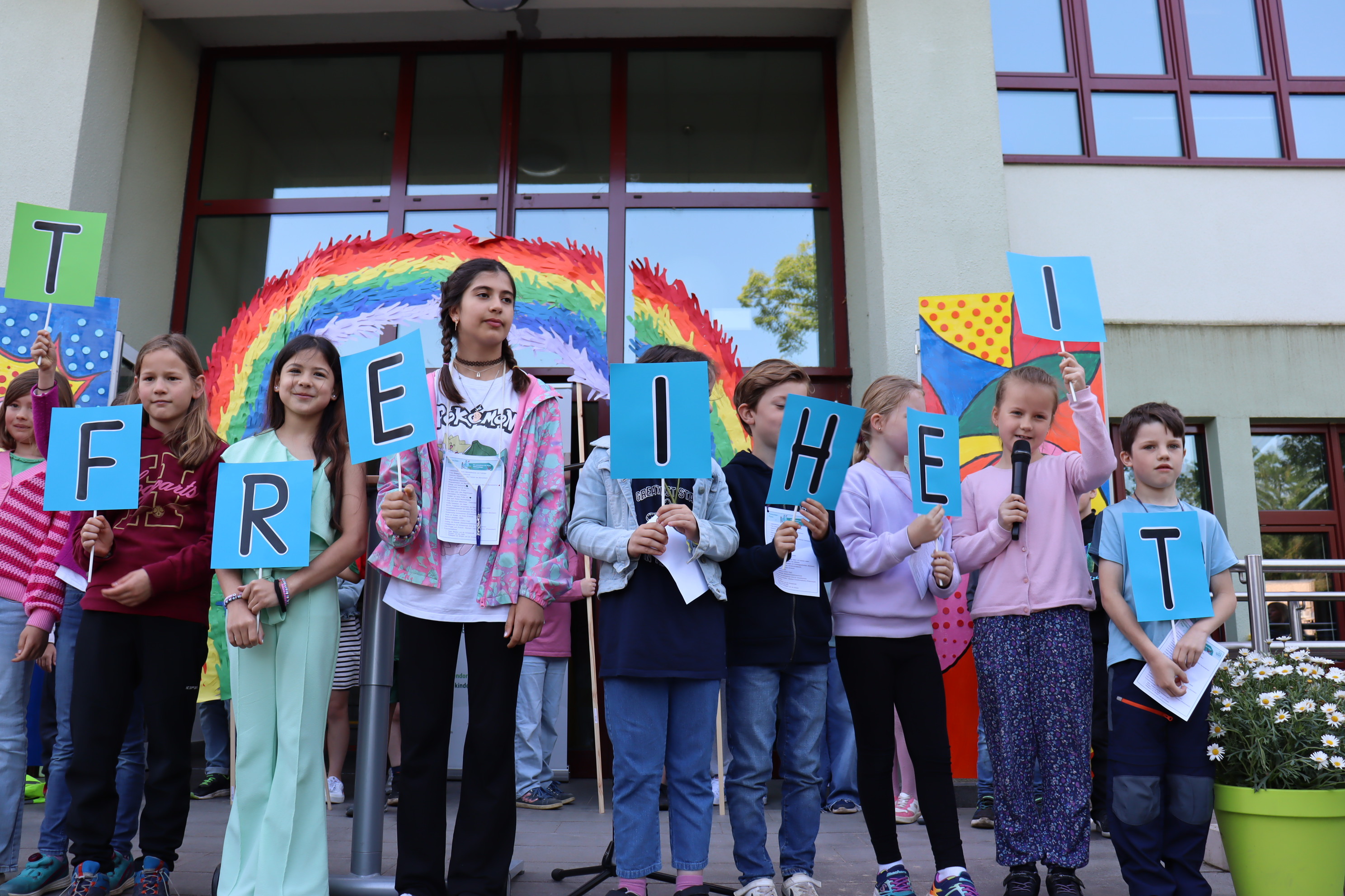 Kinderen van basisschool Mitte