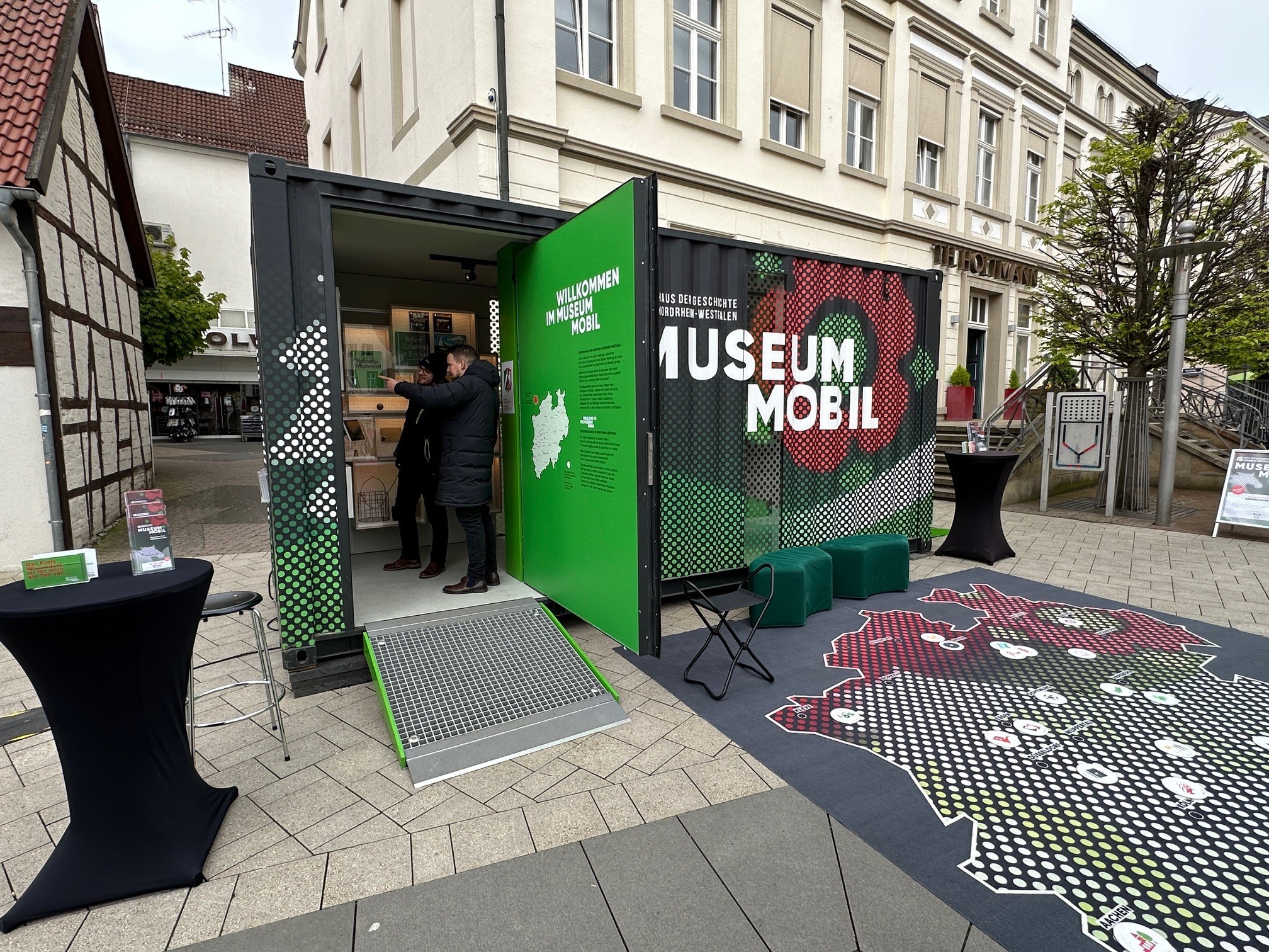 MuseumMobil op het marktplein
