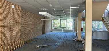Stadsbibliotheek zonder tapijt