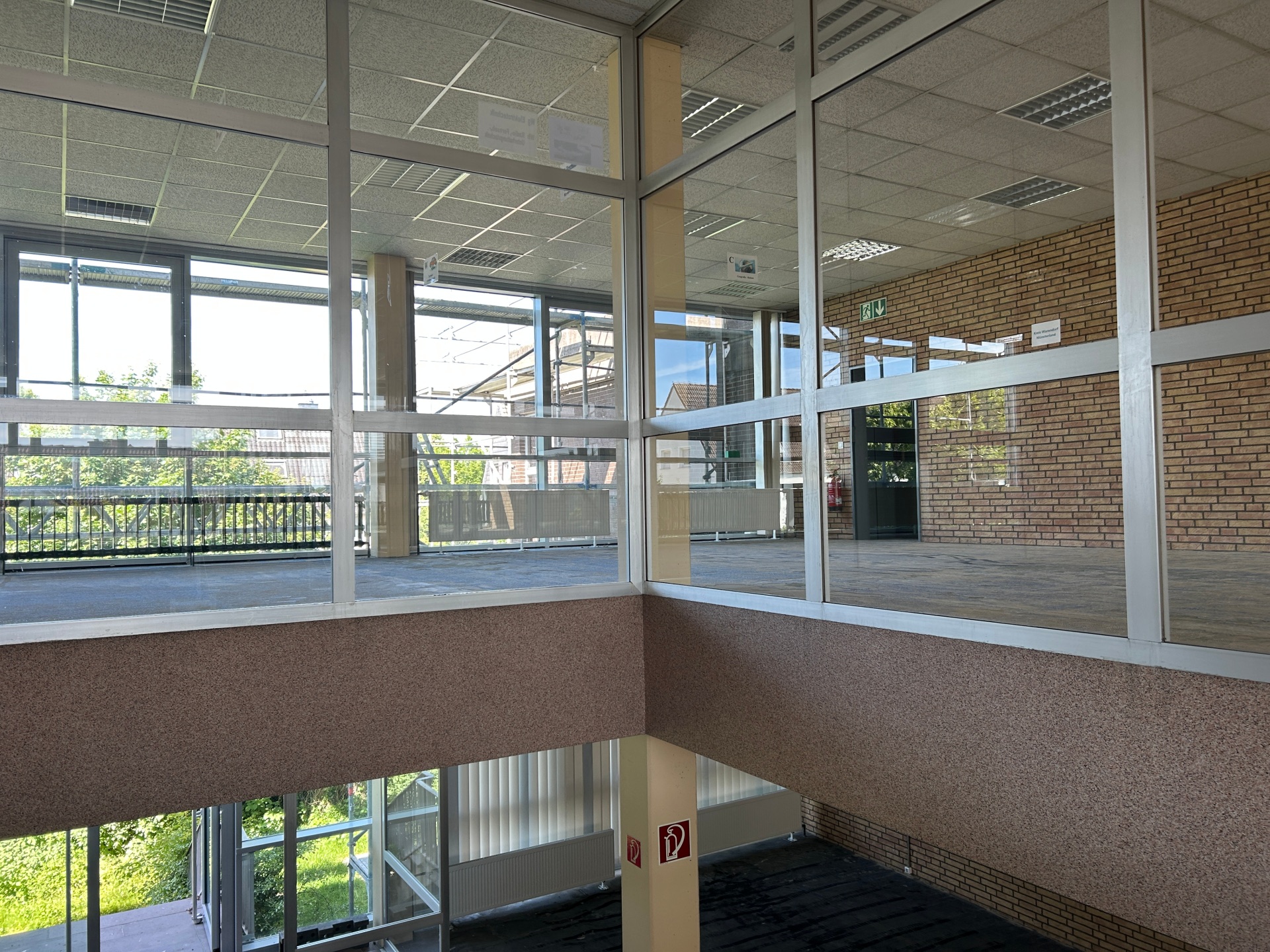 Stadsbibliotheek zonder meubilair