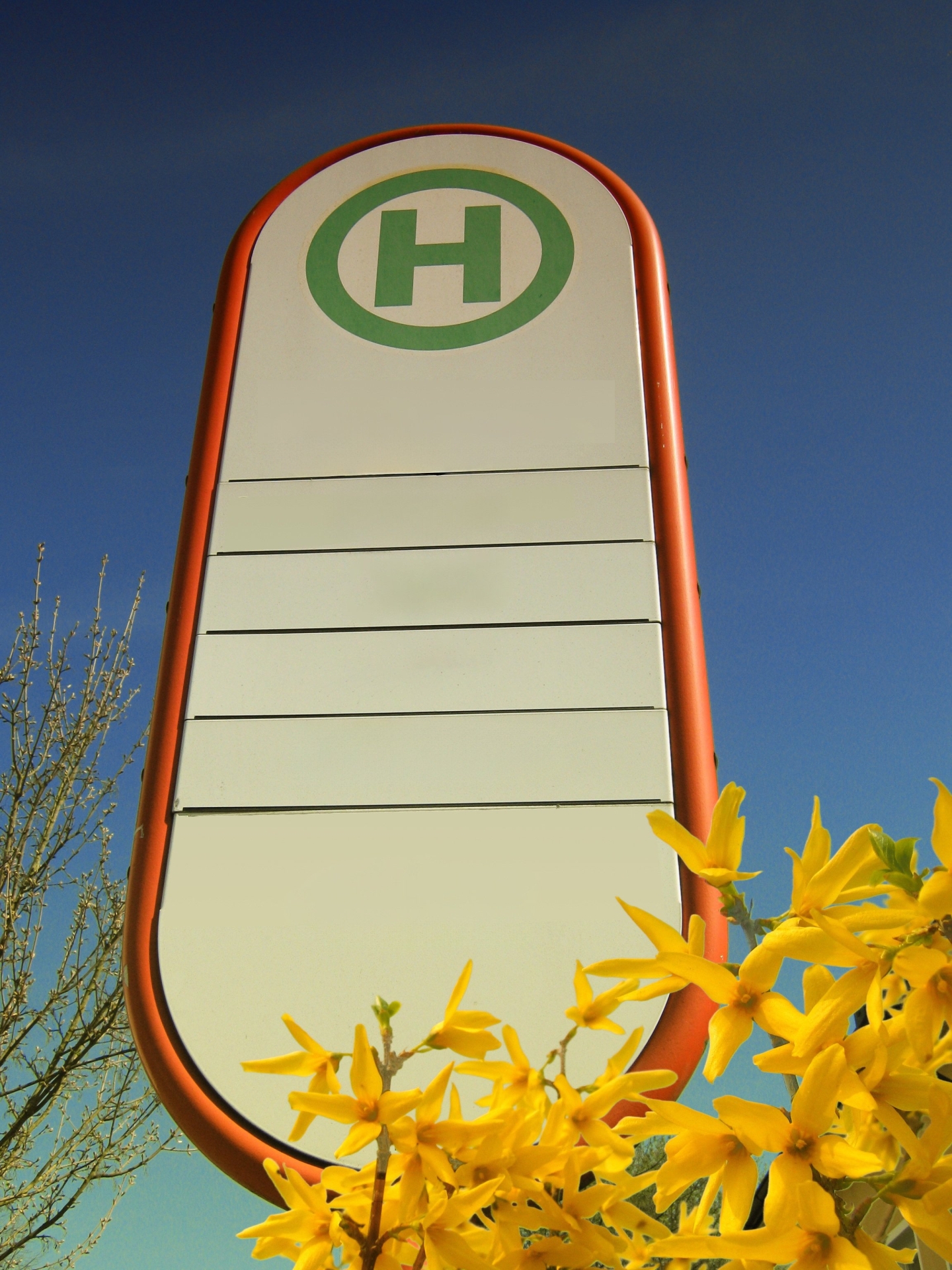 Bushaltestellenschild