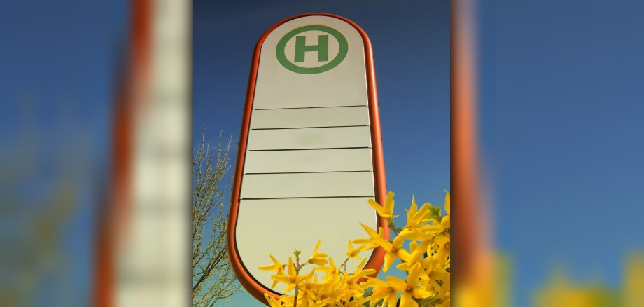 Bushaltestellenschild