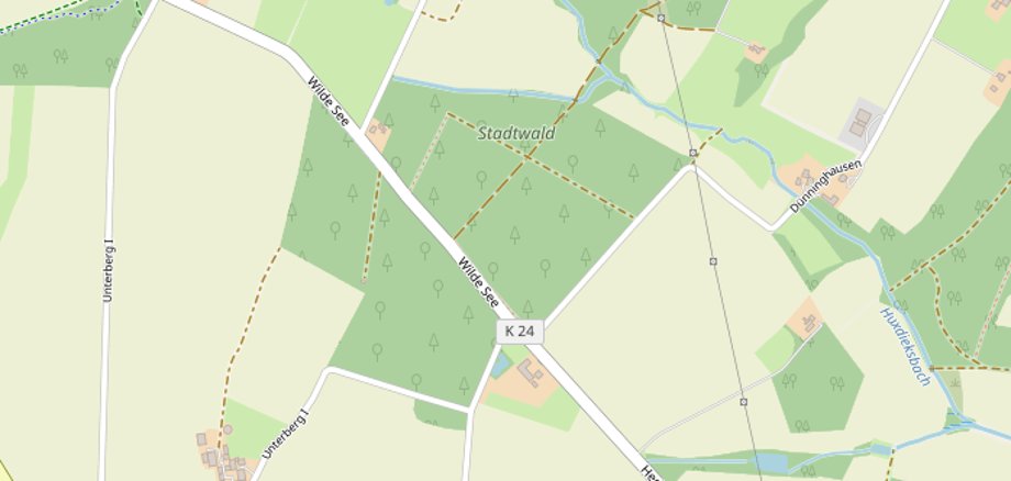 Kartenausschnitt Stadtbusch