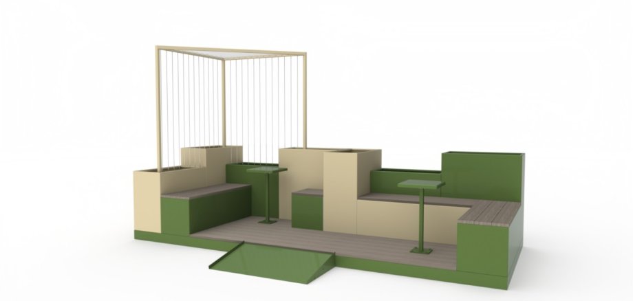 Grafik der neuen Stadtterrassen