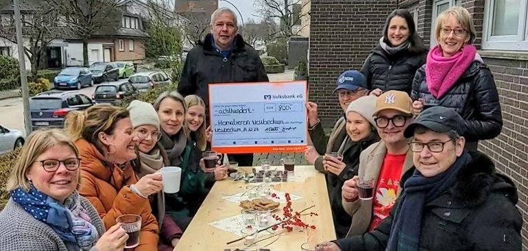 Sandra Kowalczyk, Jeugdwerk Gemeente Beckum, Annika Siebert, Stadscentrummanagement Neubeckum, Rica Kober, Seniorenzentrum St. Anna Neubeckum, Franziska Hermes, Seniorenzentrum St. Anna Neubeckum, Annika Gailus, Volksbank eG Filiale Neubeckum, Uwe Mischke, Freizeithaus Neubeckum, Stefan Gödde, Heimatverein Neubeckum, Amanda Bailey, Verve e.V., Helena Wala, gemeente Beckum, Jörn Hübner, Provinzial Versicherung Hübner Neubeckum, Helga Grothues, gemeente Beckum, Rainer Friedmann, Handelsvereniging Neubeckum.