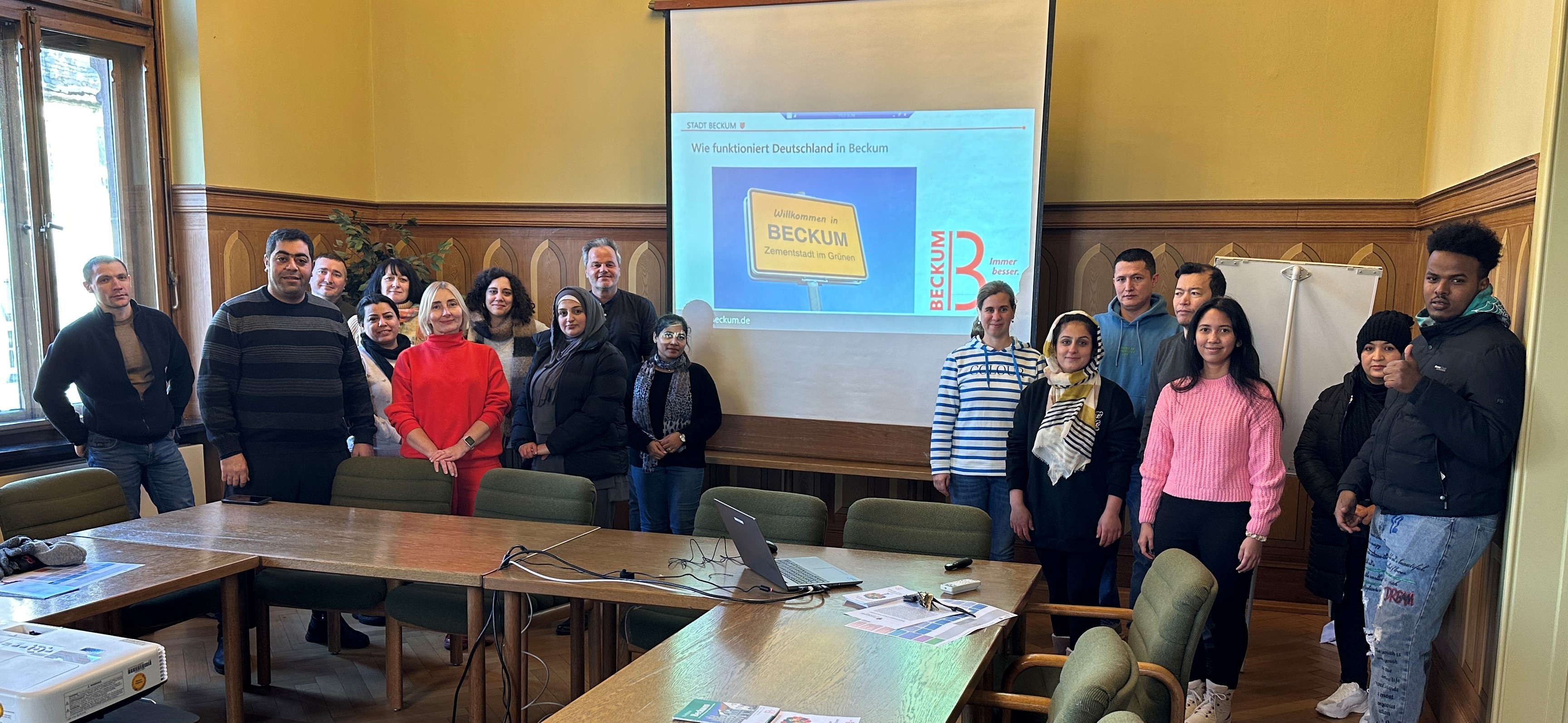 Gruppe im Ständesaal