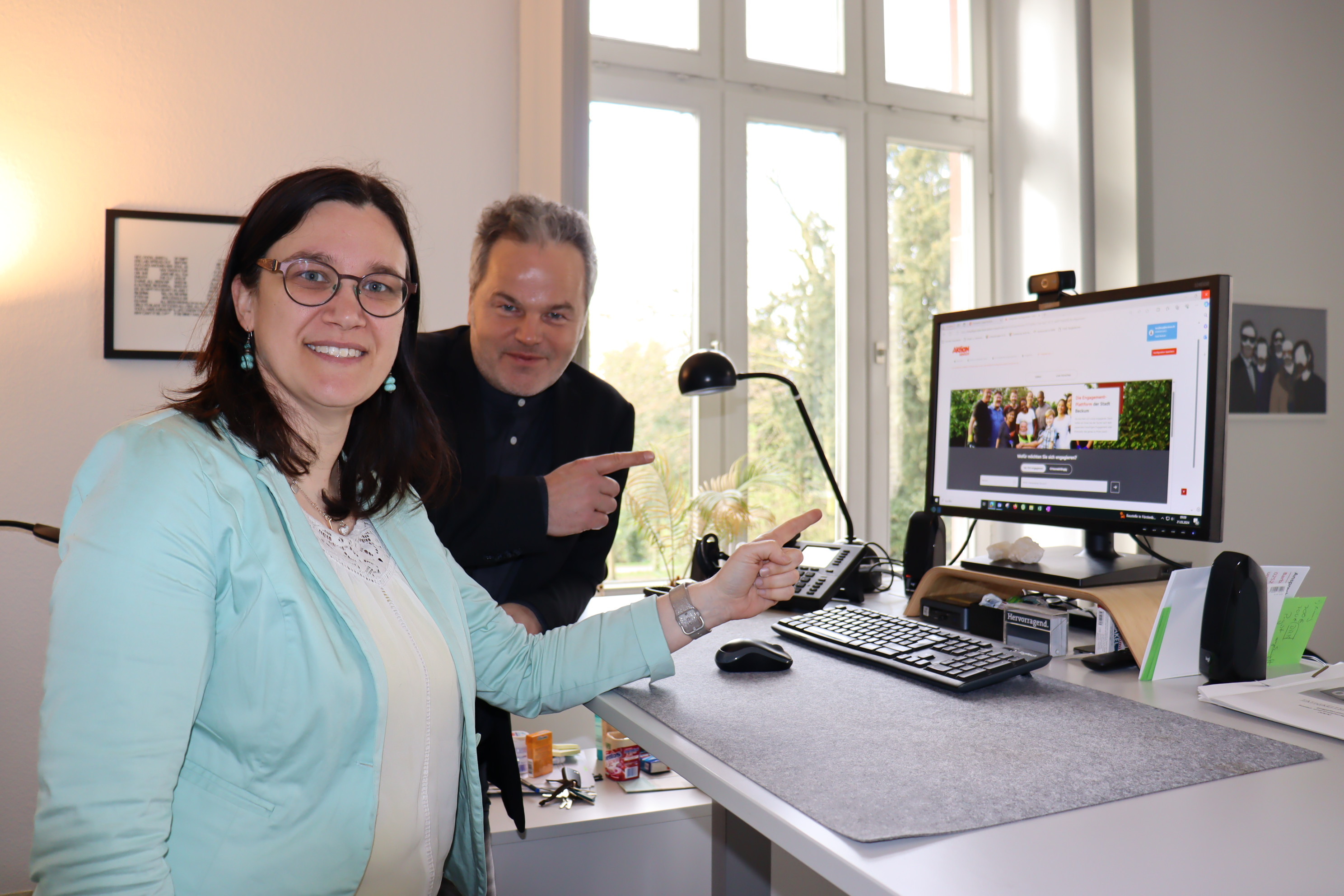 Olaf Schulte en Karina Benjilany