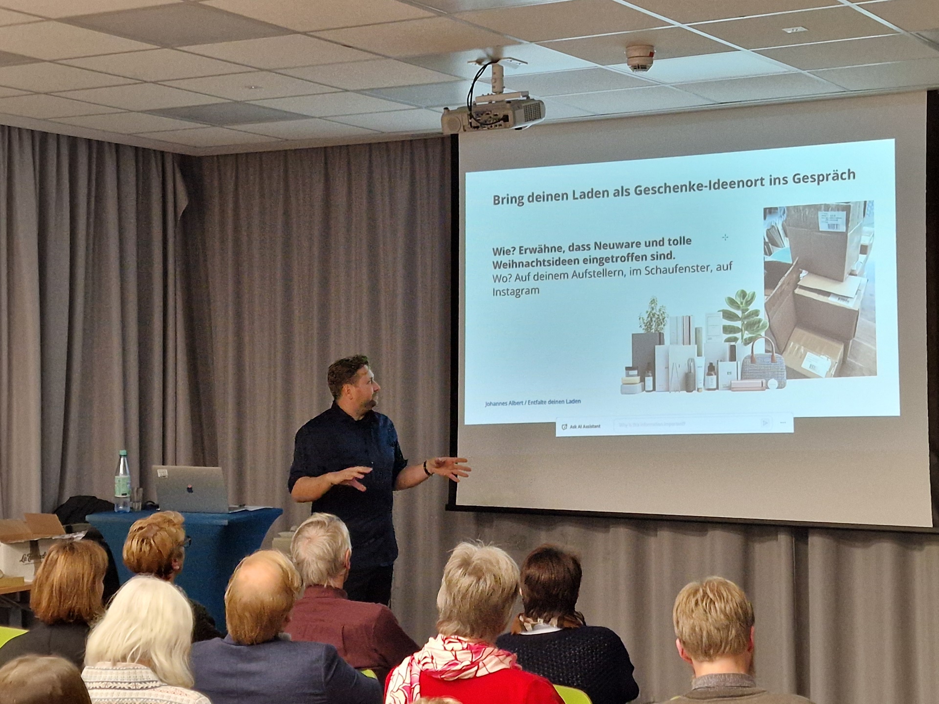 Johannes Albert referiert