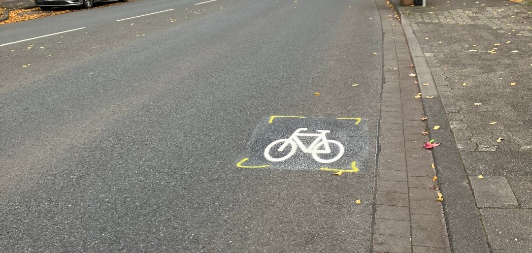 Piktogramm auf der Alleestraße