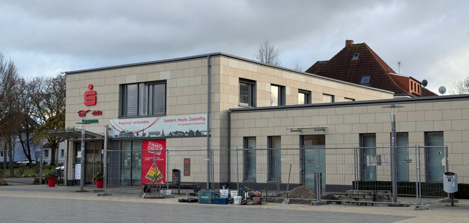 Voorplein stadhuis Neubeckum