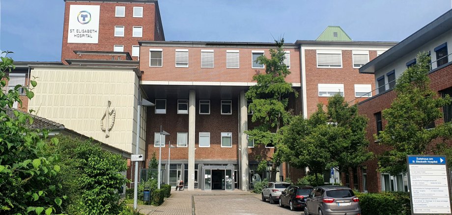 Beckumer Krankenhaus von außen