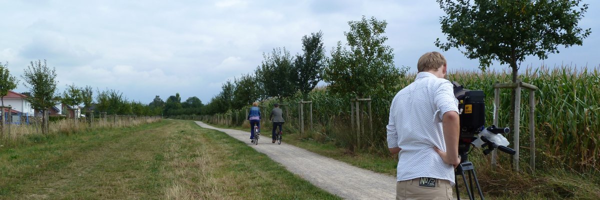 Cameraman bij de Pflaumenallee