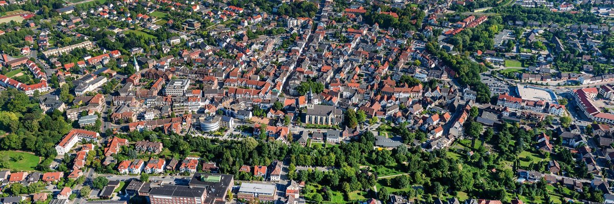 Beckum in vogelvlucht