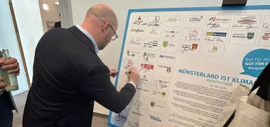 Burgemeester ondertekent