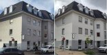 Fassadenanstrich Vergleich vorher - nachher Fassadenanstrich Vergleich vorher - nachher