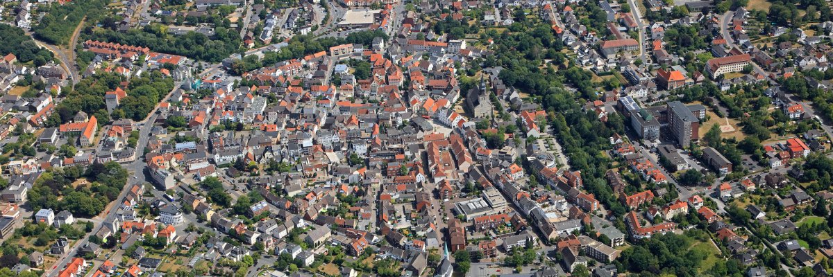 Beckum aus der Vogelperspektive