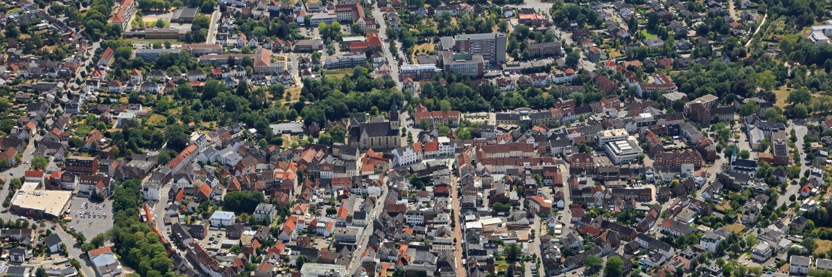 Beckum aus der Vogelperspektive