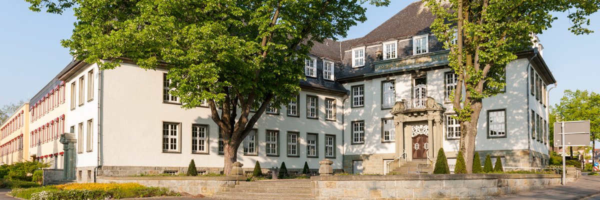 Rathaus von der Alleestraße aus