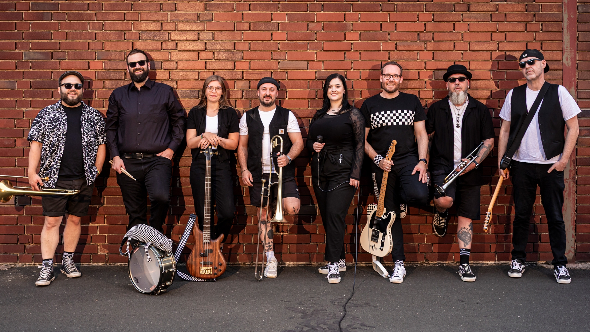 Die Ska-Band skameleon live auf der Bühne bei den Pütt-Tagen