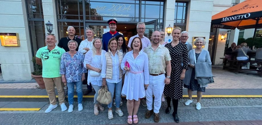 Gruppe beim historischen Umzug