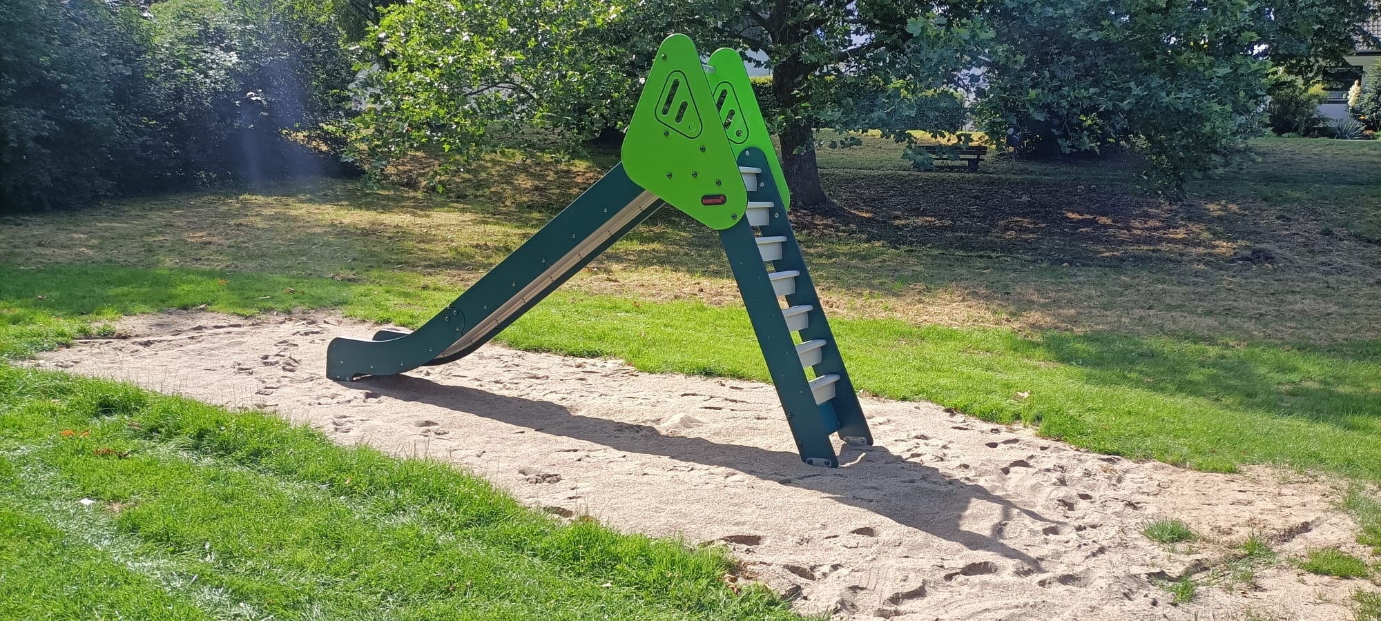 Rutsche auf dem Hellbach-Spielplatz