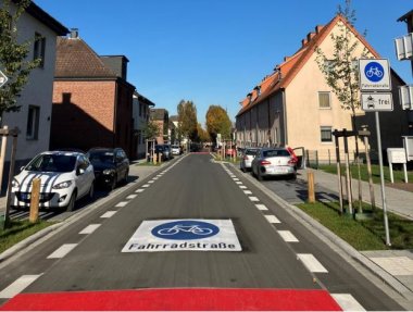 Fahrradstraße in Neubeckum