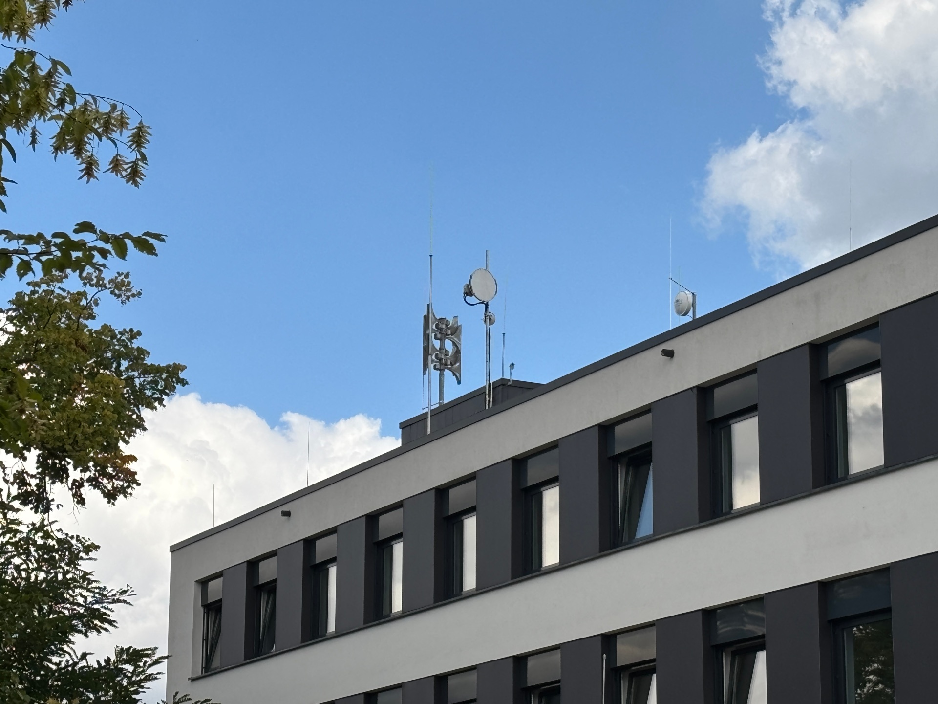 Sirene auf dem Neubeckumer Rathaus