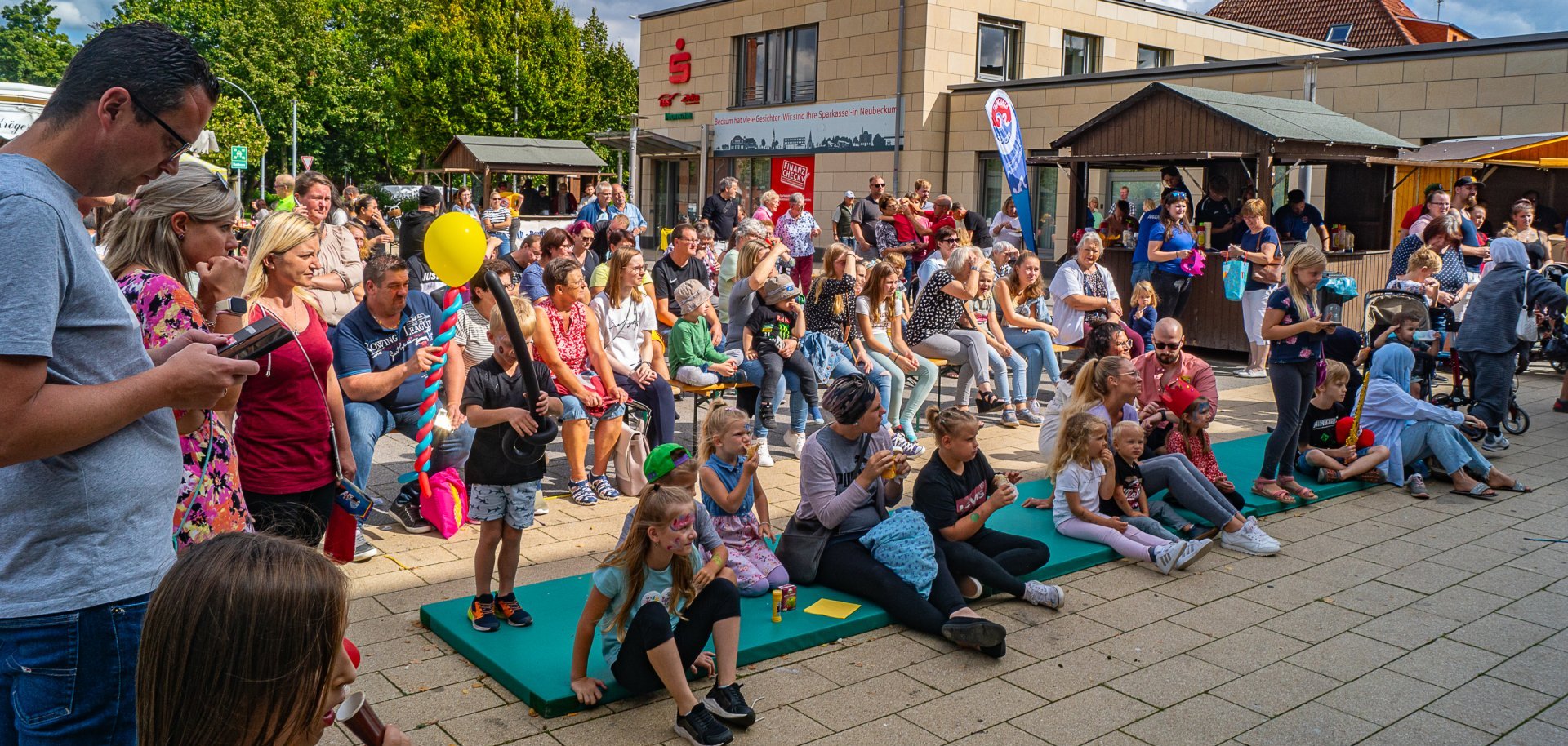 Publikum vor der Bühne