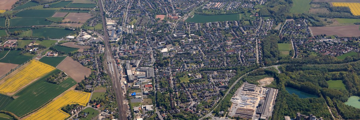 Beckum aus der Vogelperspektive