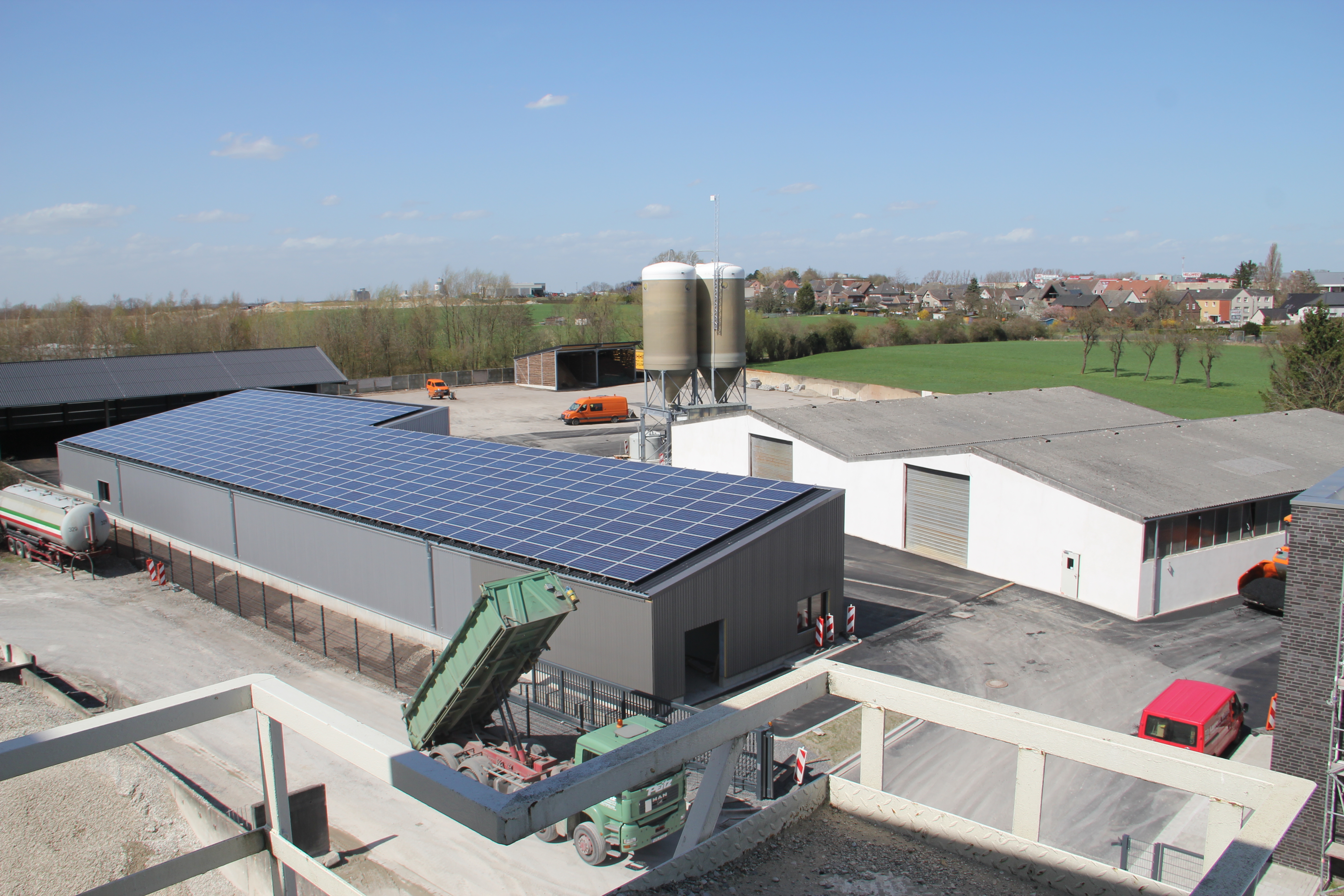 Interkommunaler Bauhof von oben