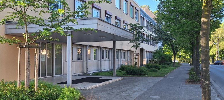Eingang Alleestraße Wohngeldstelle